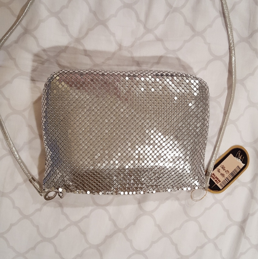 Vintage silver metal mesh bag - Picture 2 of 4